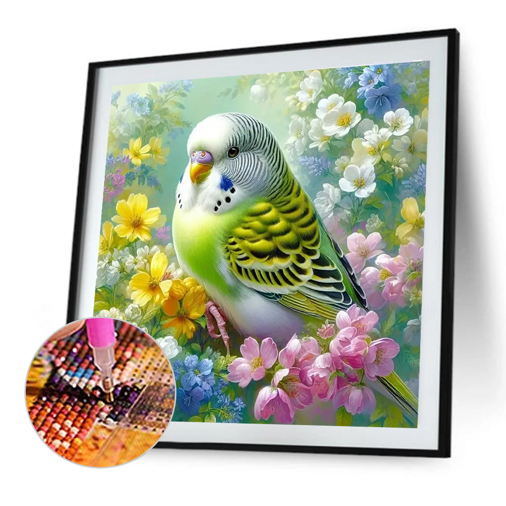 Bird - Full Round Drill Diamond Painting 40*40CM
