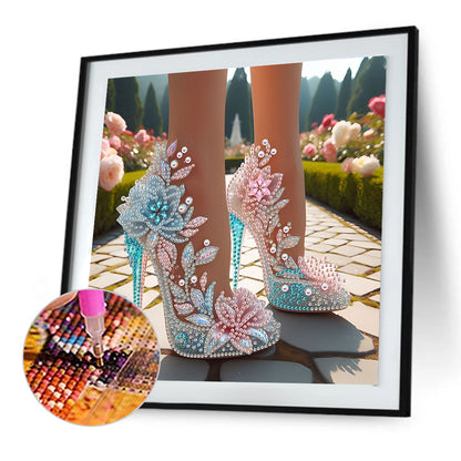 Exquisite High Heels - Special Shaped Drill Diamond Painting 30*30CM