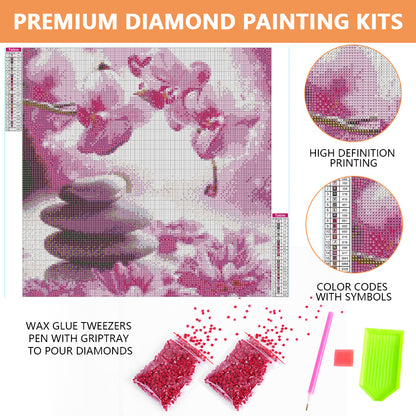 Colorful Rose - Full Square Drill Diamond Painting 40*40CM