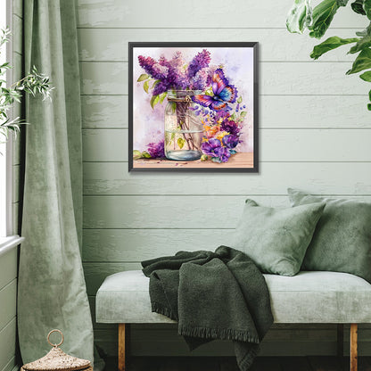Lavender - Full Square Drill Diamond Painting 40*40CM