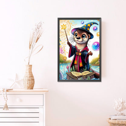 Wizard Otter - Full AB Round Drill Diamond Painting 40*60CM