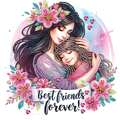 Mother'S Day - Special Shaped Drill Diamond Painting 30*30CM