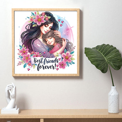 Mother'S Day - Special Shaped Drill Diamond Painting 30*30CM