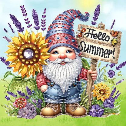 Summer Goblin - Special Shaped Drill Diamond Painting 30*30CM