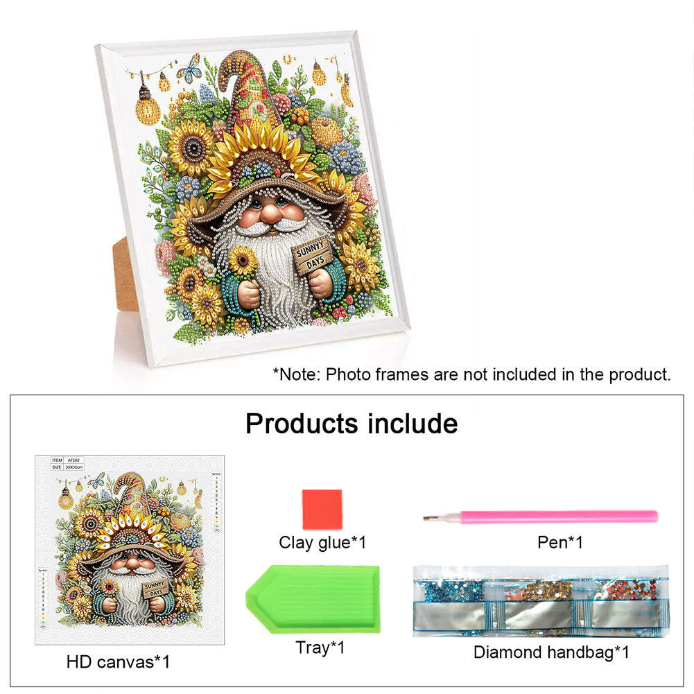 Summer Goblin - Special Shaped Drill Diamond Painting 30*30CM