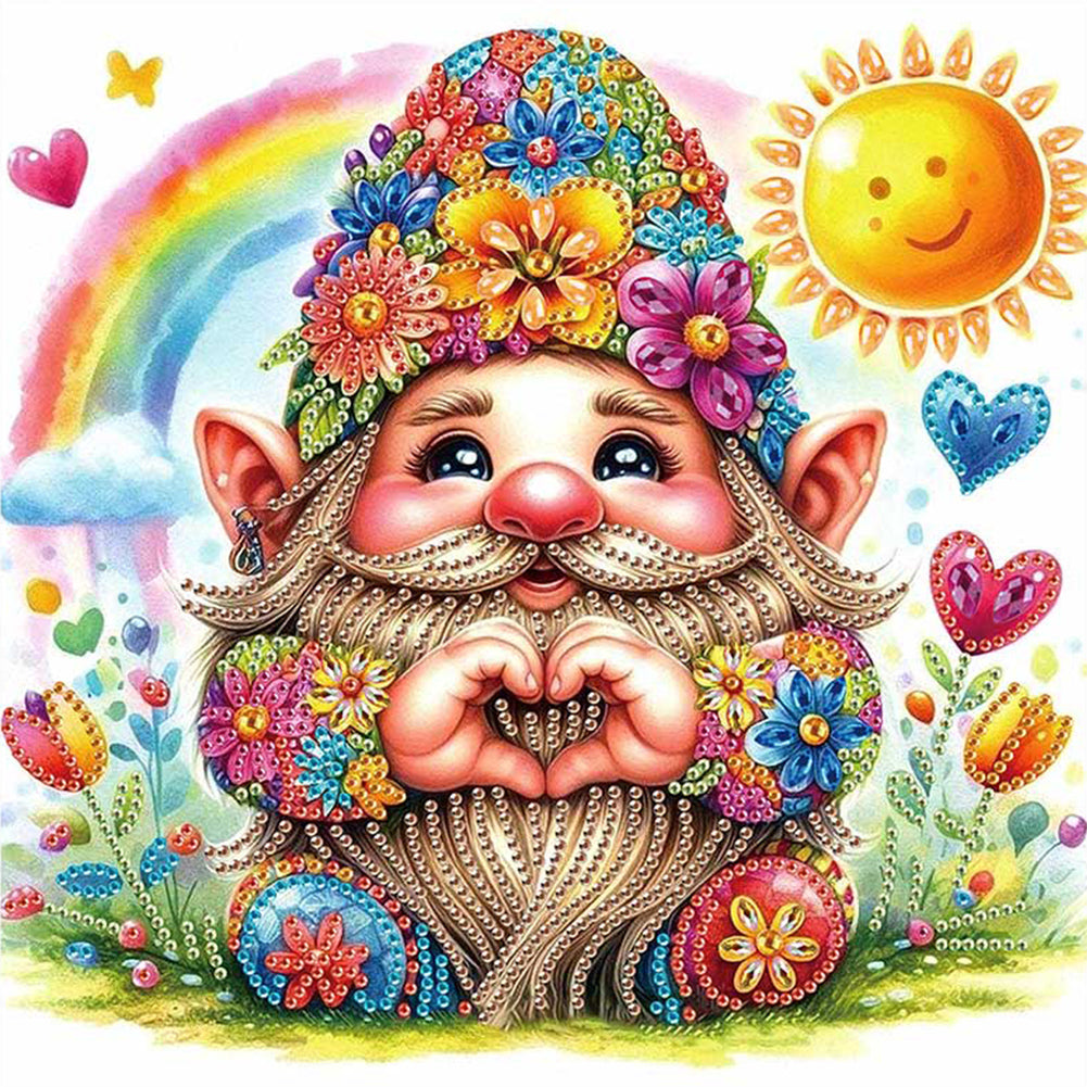 Summer Goblin - Special Shaped Drill Diamond Painting 30*30CM