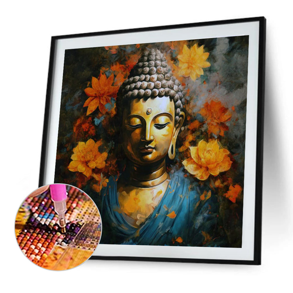 Buddha - Full Round Drill Diamond Painting 40*40CM