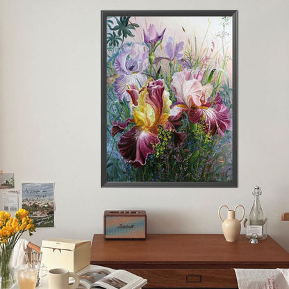 Flower - Full Round Drill Diamond Painting 40*50CM