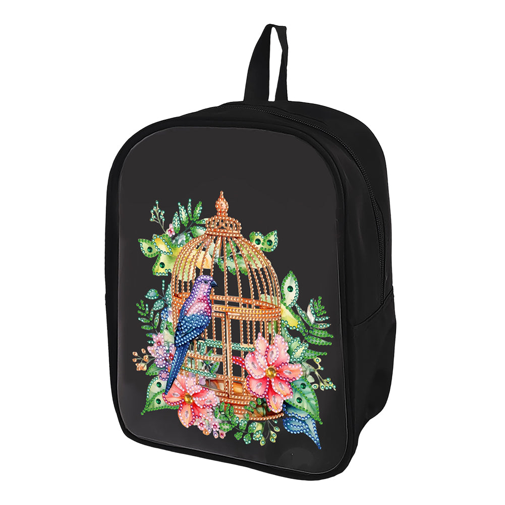 Mermaid Special Shape Diamond Art School Bag Diamond Art Knapsack for Art Crafts