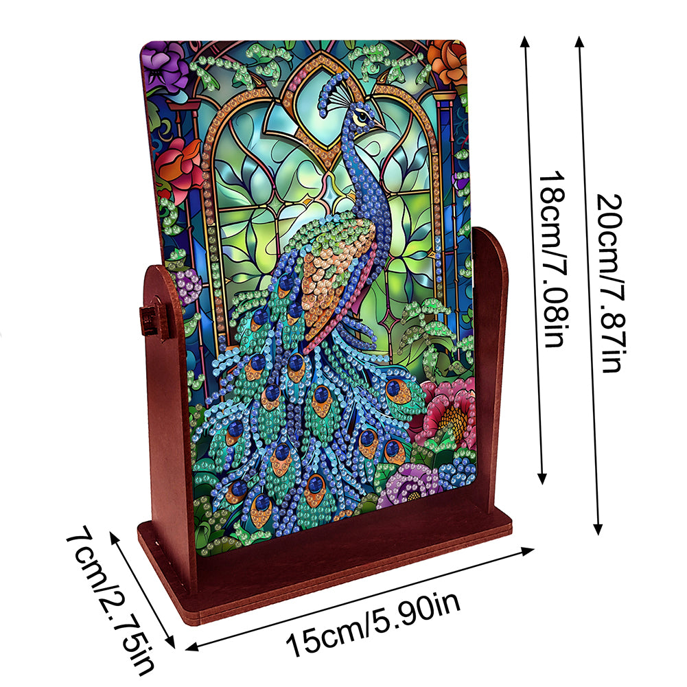 Animals Special Shape 5D DIY Diamond Art Tabletop Decor Bedroom Table Wall Decor