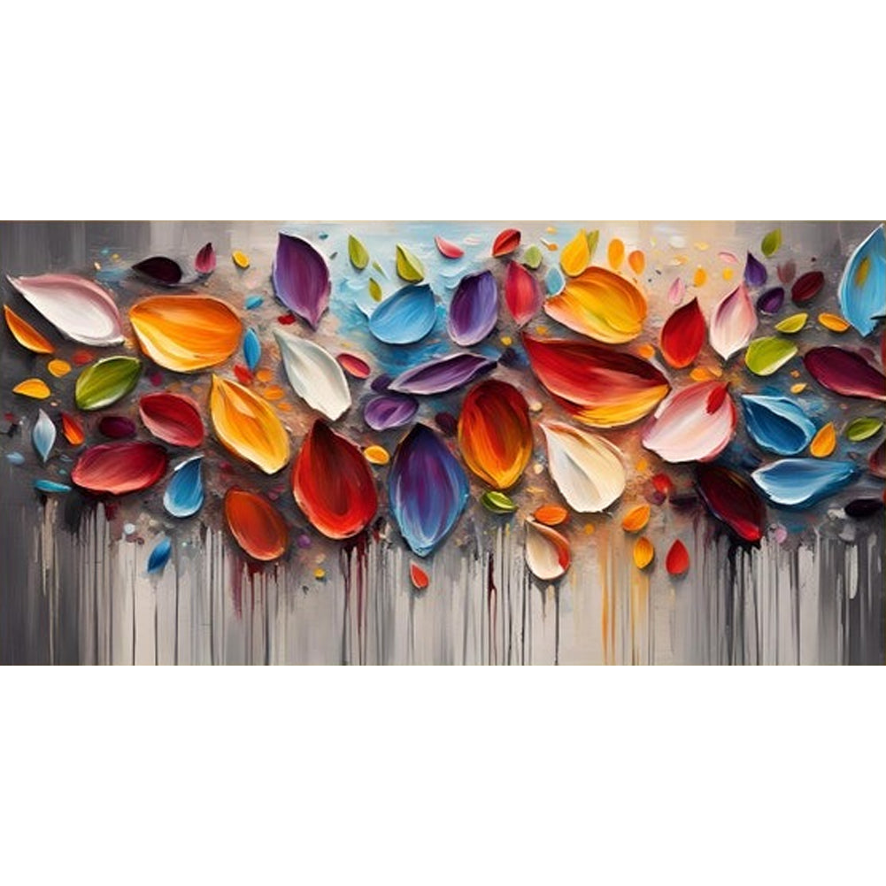 Decorative Flower Painting - Full Round Drill Diamond Painting 70*40CM