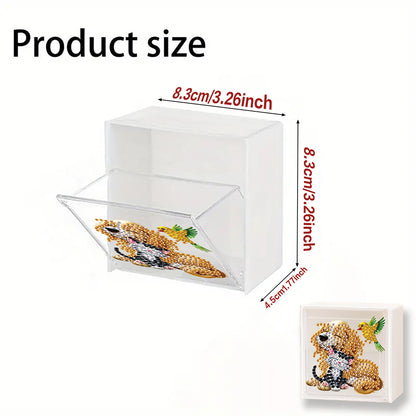 DIY Diamond Painting Storage Organizer Wall Mount Diamond Art Organizer Box