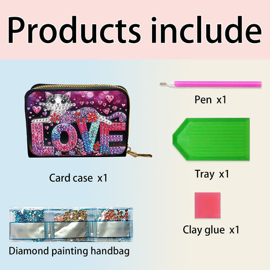 5D DIY Diamond Painting Wallet Diamond Painting Card Holder Coin Purse DIY Craft