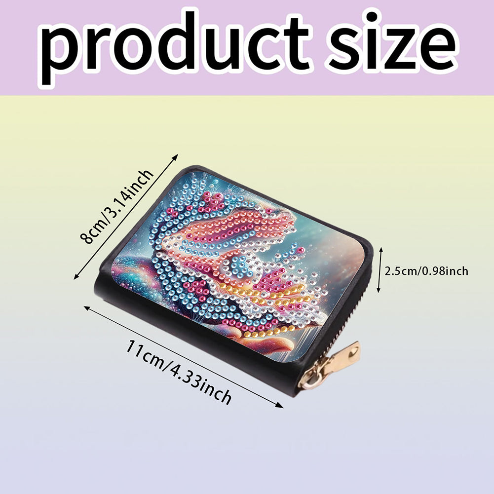 5D DIY Diamond Painting Wallet Diamond Painting Card Holder Coin Purse DIY Craft