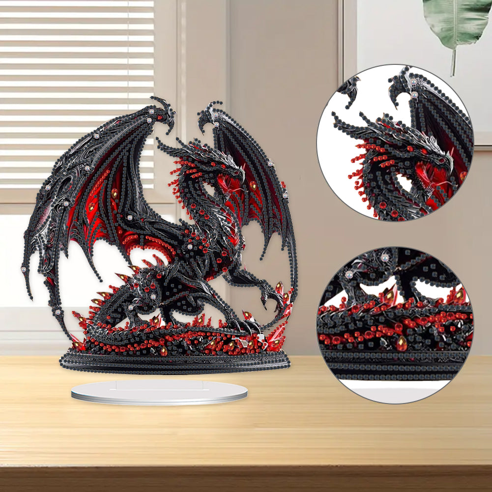 Animal Special Shaped 5D DIY Diamond Painting Tabletop Ornaments Kit Table Decor