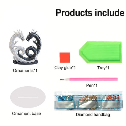 Animal Special Shaped 5D DIY Diamond Painting Tabletop Ornaments Kit Table Decor