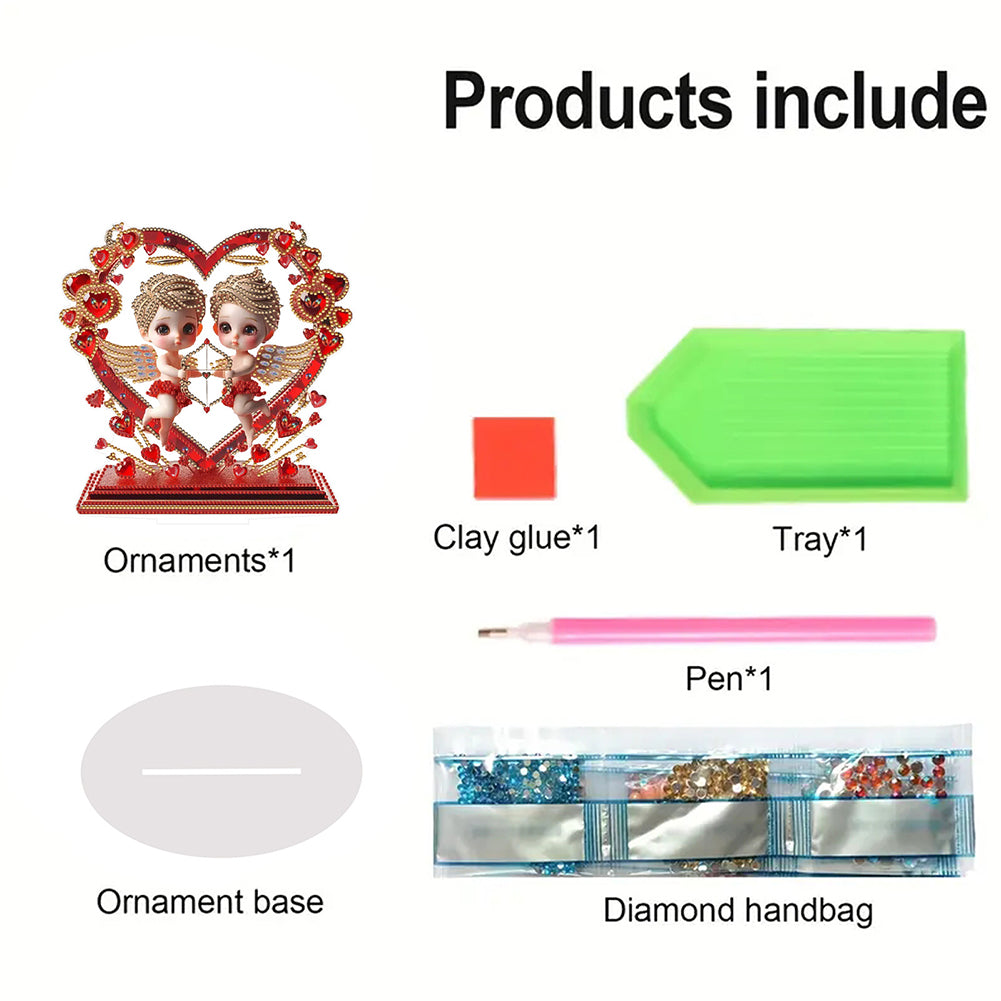 Animal Special Shaped 5D DIY Diamond Painting Tabletop Ornaments Kit Table Decor