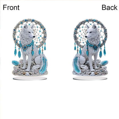Animal Special Shaped 5D DIY Diamond Painting Tabletop Ornaments Kit Table Decor