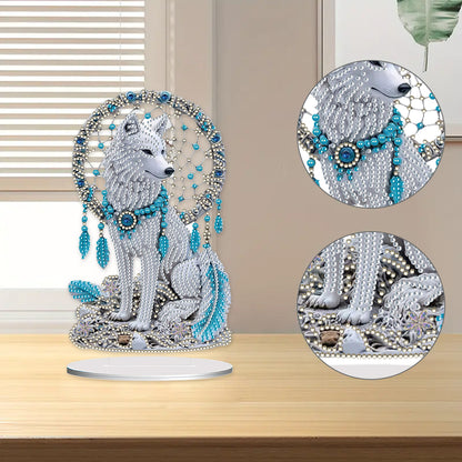 Animal Special Shaped 5D DIY Diamond Painting Tabletop Ornaments Kit Table Decor
