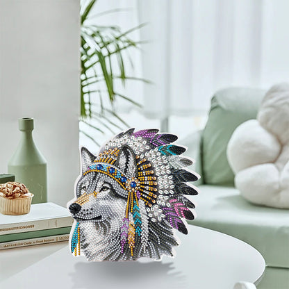 2D Flat Animal DIY Diamond Painting Desktop Decorations Bedroom Table Decoration