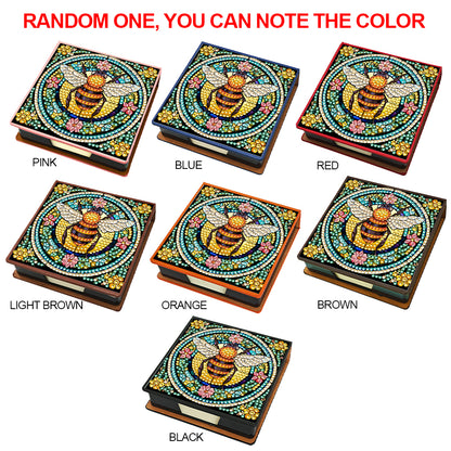 Birds Leather Diamond Art Note Box with 150 Sheets of Paper for Adults Beginners
