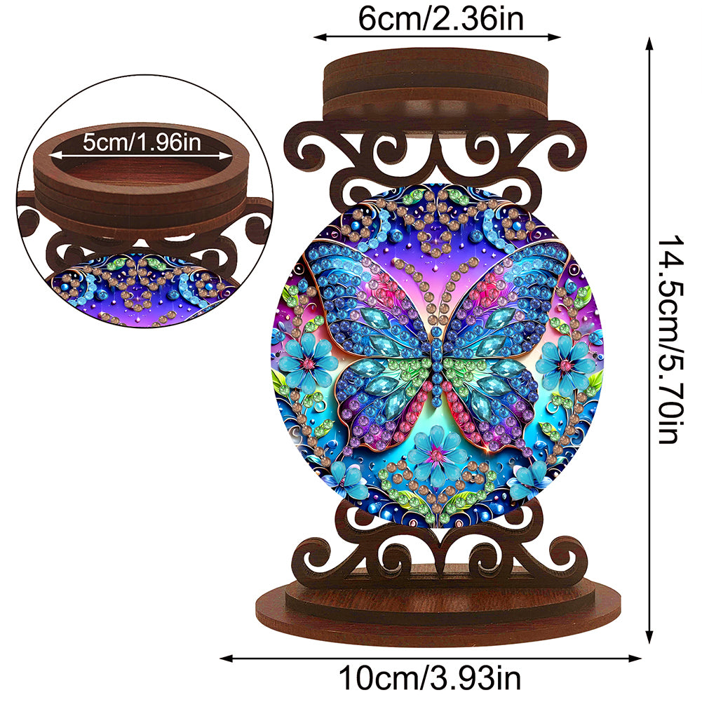 Animals Diamond Painting Candle Holder Ornaments Desktop Tea Light Candle Holder