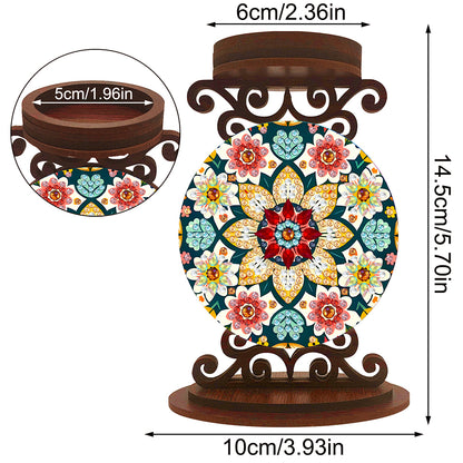 Animals Diamond Painting Candle Holder Ornaments Desktop Tea Light Candle Holder