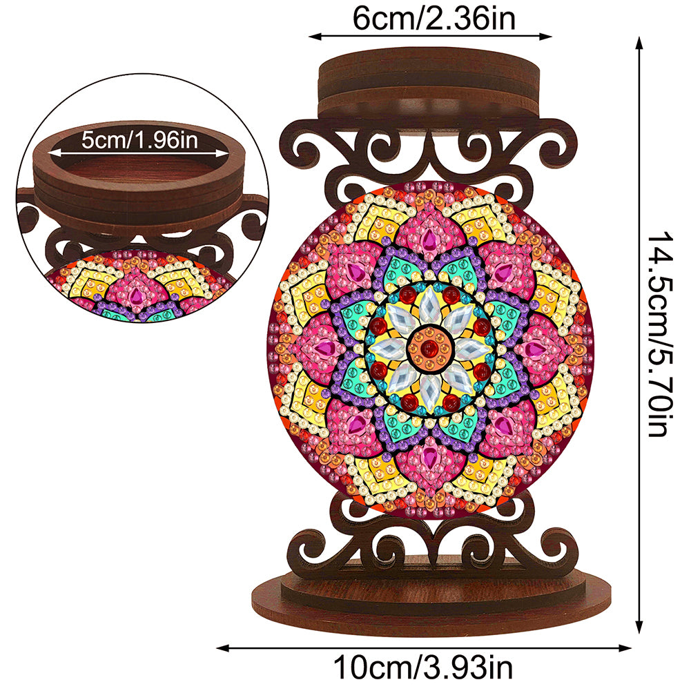Animals Diamond Painting Candle Holder Ornaments Desktop Tea Light Candle Holder