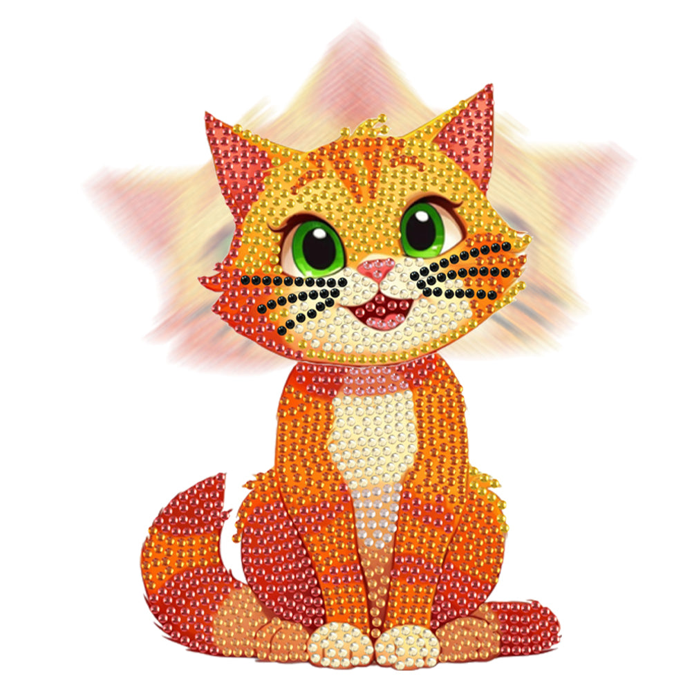Acrylic Shaking Head Animal Desktop Diamond Art Kits Cat Dog Bedroom Table Decor