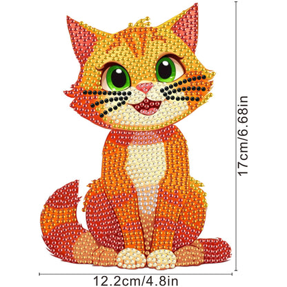Acrylic Shaking Head Animal Desktop Diamond Art Kits Cat Dog Bedroom Table Decor