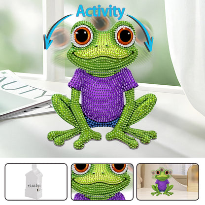Acrylic Shaking Head Animal Desktop Diamond Art Kits Cat Dog Bedroom Table Decor