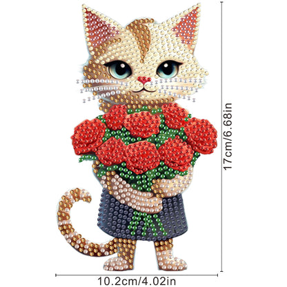 Acrylic Shaking Head Animal Desktop Diamond Art Kits Cat Dog Bedroom Table Decor