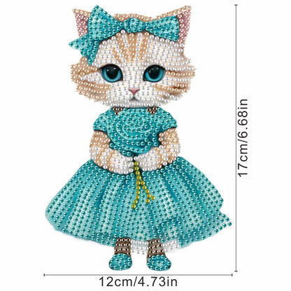 Acrylic Shaking Head Animal Desktop Diamond Art Kits Cat Dog Bedroom Table Decor