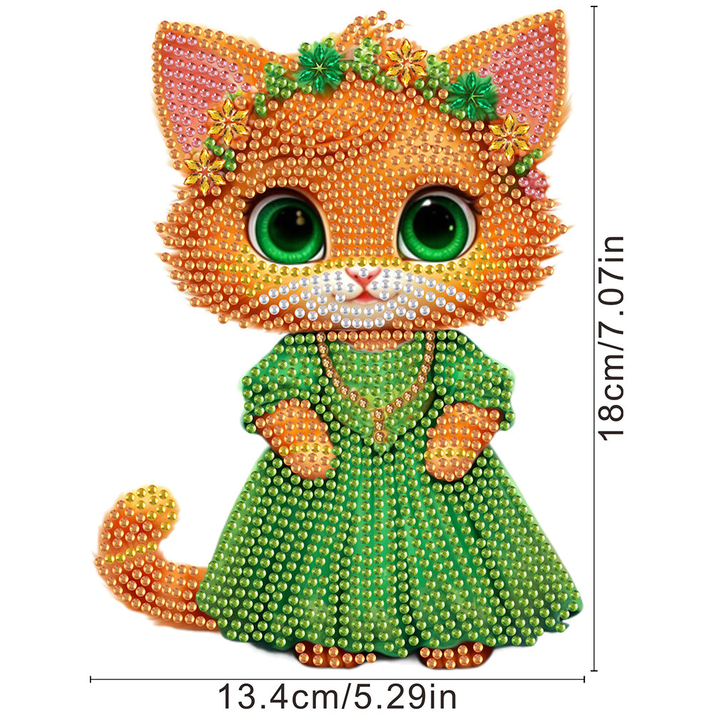 Acrylic Shaking Head Animal Desktop Diamond Art Kits Cat Dog Bedroom Table Decor