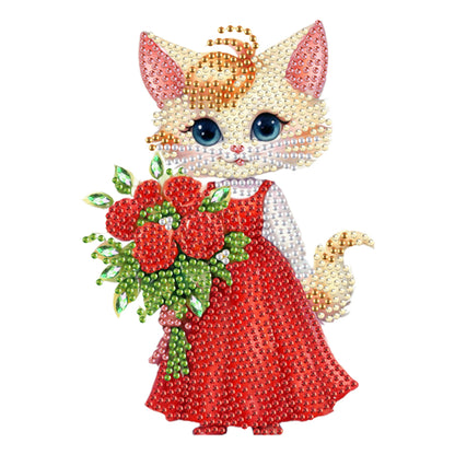 Acrylic Shaking Head Animal Desktop Diamond Art Kits Cat Dog Bedroom Table Decor