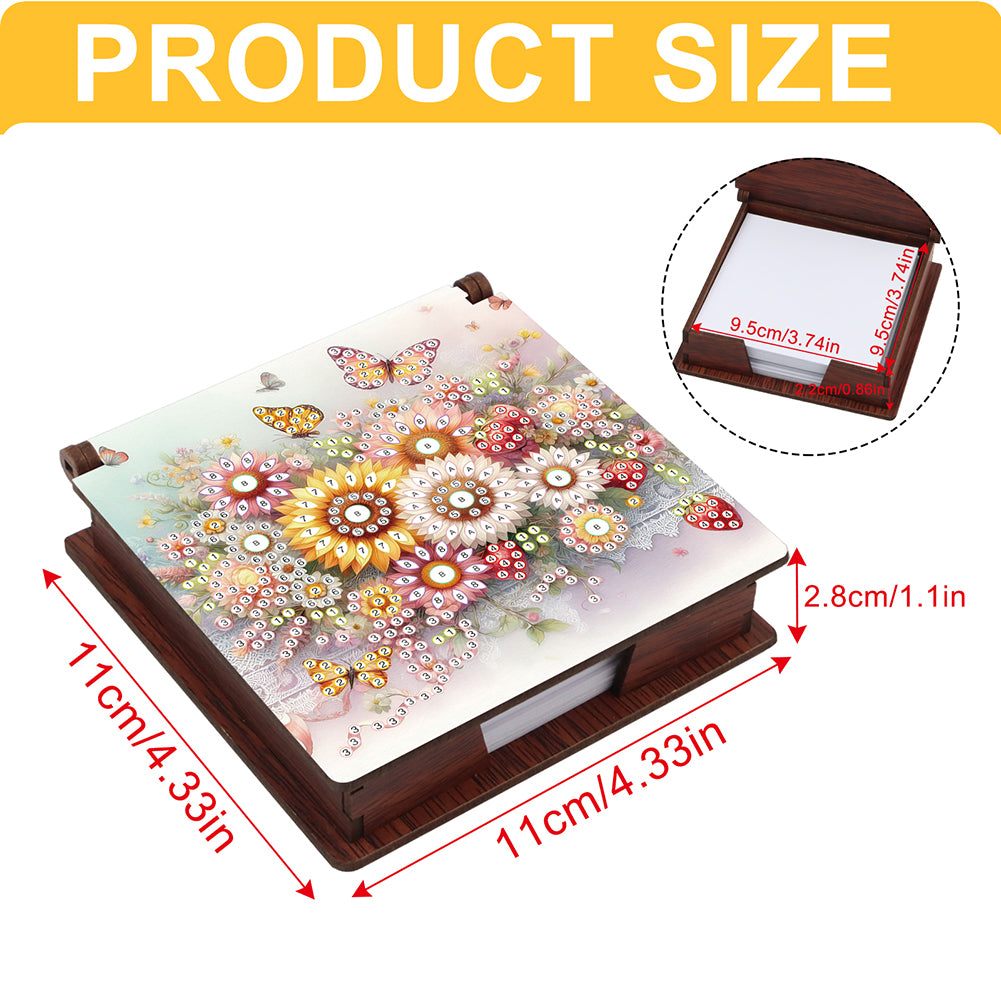 1pc Diamond Painting Kit Note Box 160 Sticky Notes Home Office School Supplies
