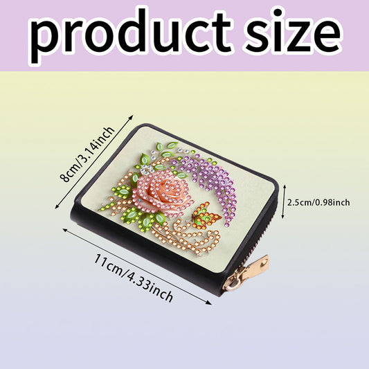 Diamond Painting Card Holder Coin Purse Diamond Art Wallet Pouch Gifts for Women
