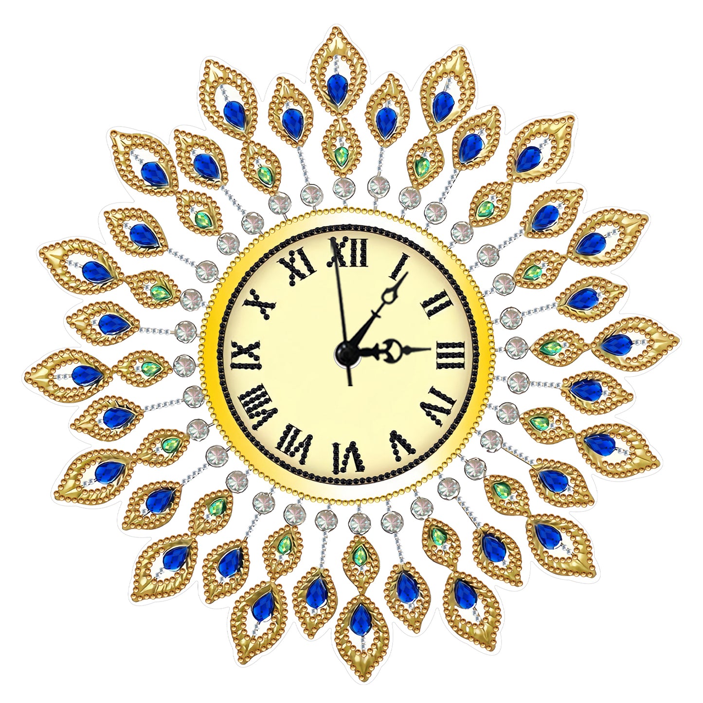 DIY Diamond Painting Clock Kits Diamond Art Clock Ornaments Kit Home Wall Decor
