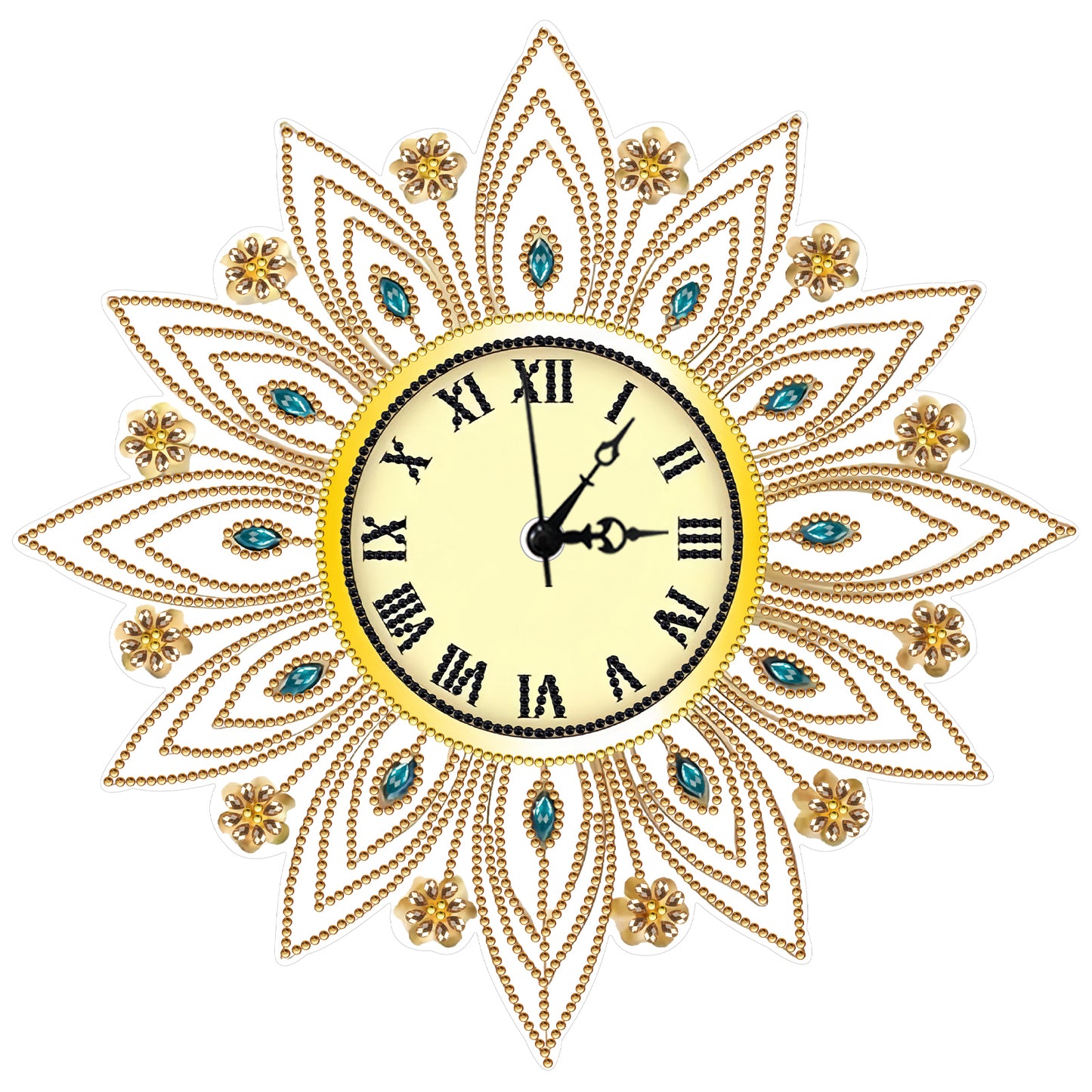 DIY Diamond Painting Clock Kits Diamond Art Clock Ornaments Kit Home Wall Decor