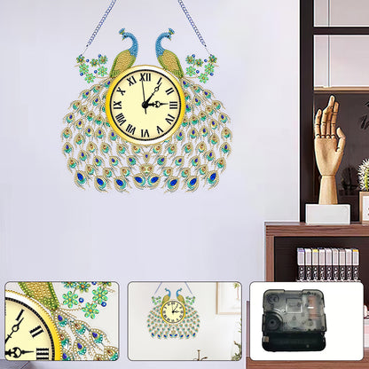 DIY Diamond Painting Clock Kits Diamond Art Clock Ornaments Kit Home Wall Decor