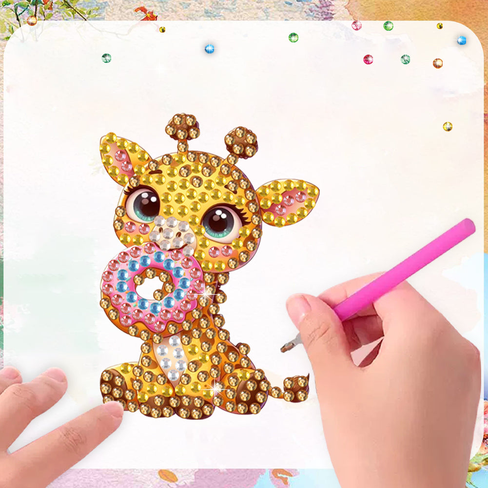 6Pcs Diamond Painting Refrigerator Magnets Diamond Art Kits for Adults Beginners