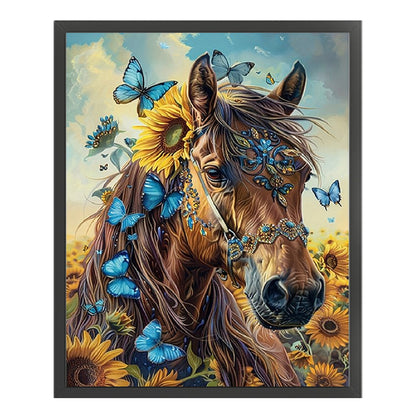 Horse - 11CT Stamped Cross Stitch 40*50CM