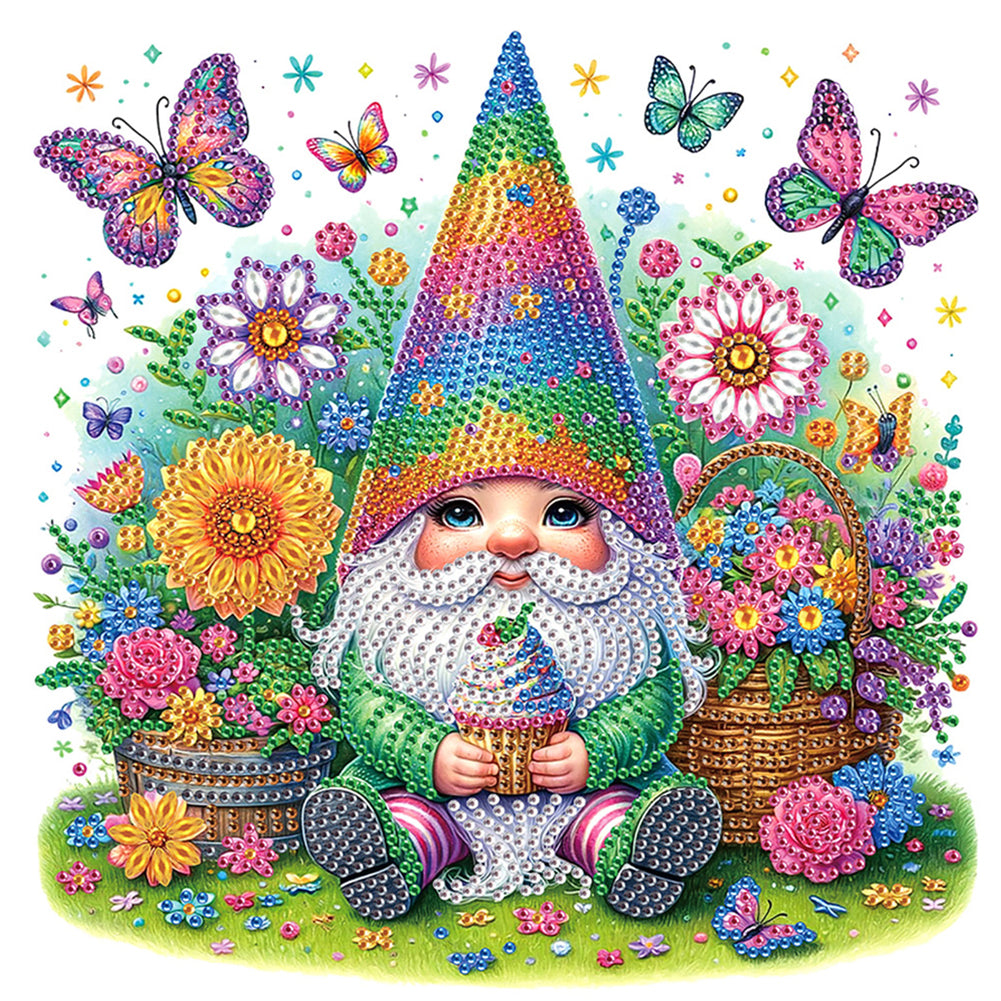 4 Pcs Gnome - Special Shaped Drill Diamond Painting 30*30CM