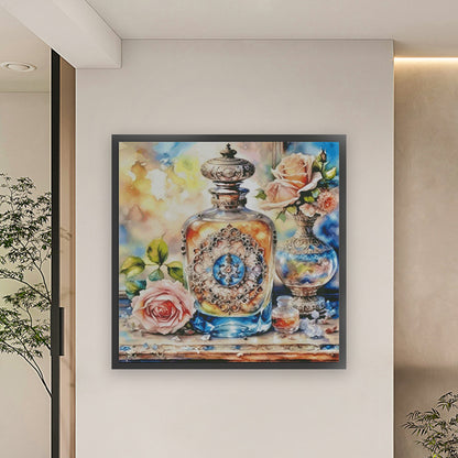 Luxury Fragrance - 14CT Stamped Cross Stitch 85*85CM(Fairy Brand)