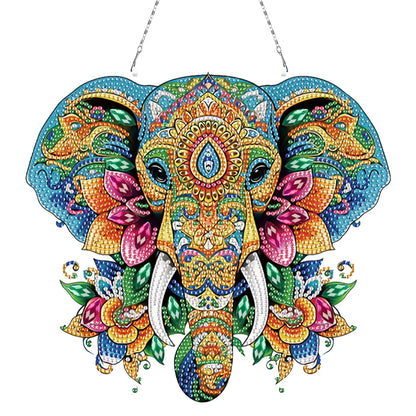 Acrylic Special Shape Animals Diamond Painting Ornaments for Garden Window Decor
