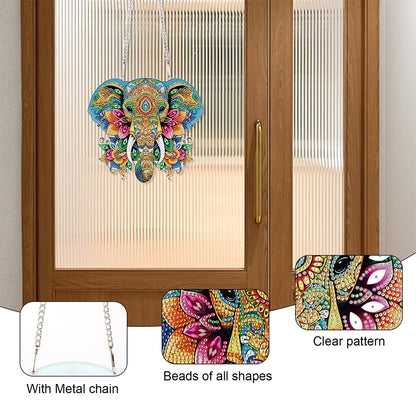 Acrylic Special Shape Animals Diamond Painting Ornaments for Garden Window Decor