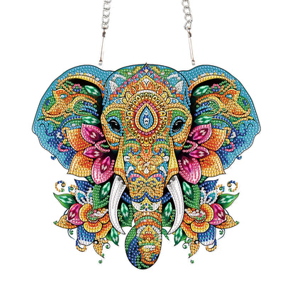 Acrylic Special Shape Animals Diamond Painting Ornaments for Garden Window Decor