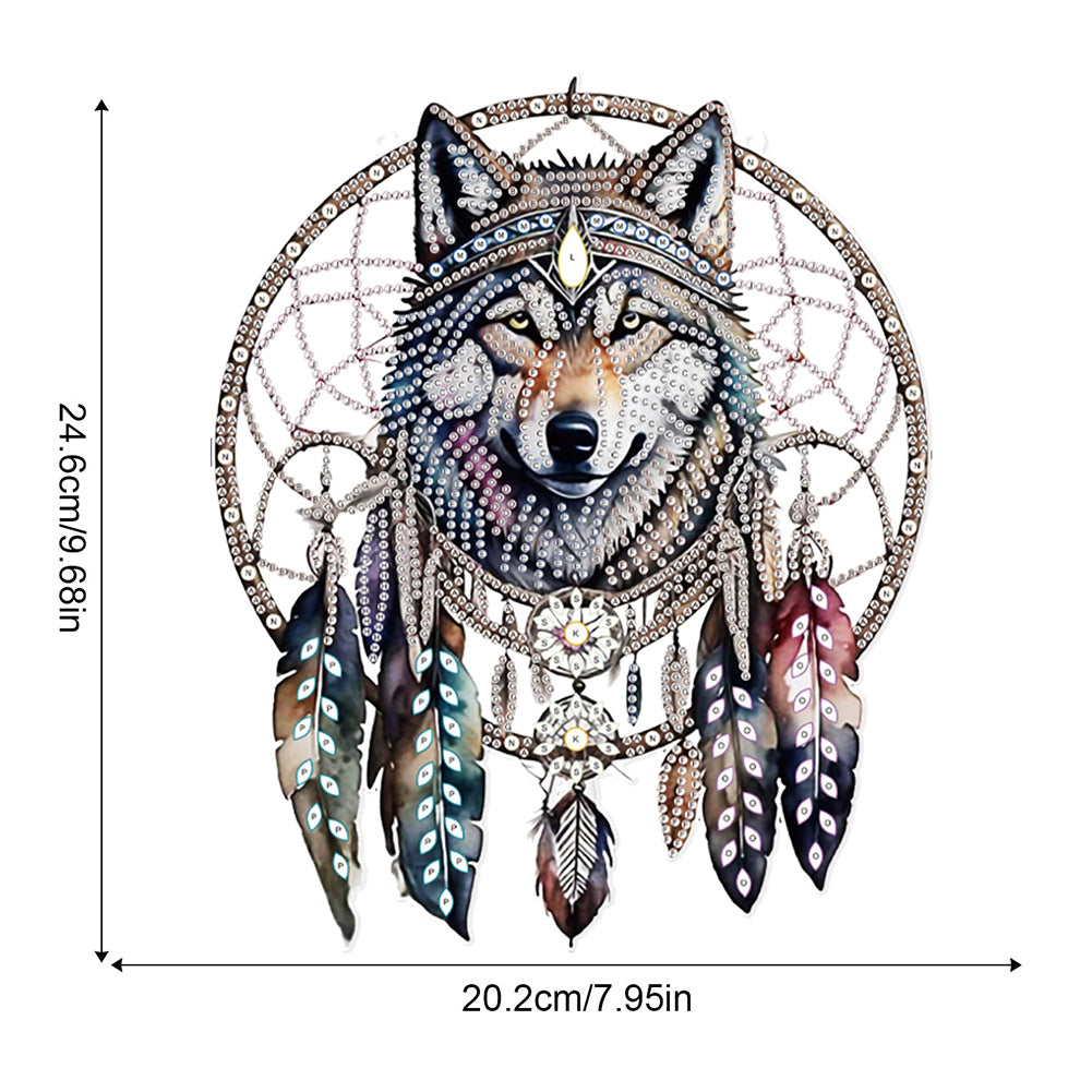 Acrylic Special Shape Animals Diamond Painting Ornaments for Garden Window Decor