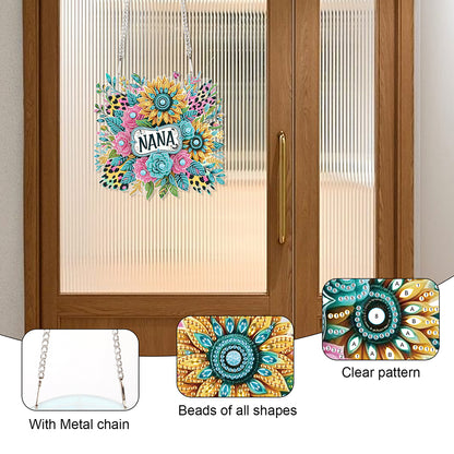 Acrylic Special Shape Animals Diamond Painting Ornaments for Garden Window Decor