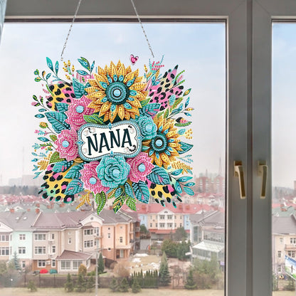 Acrylic Special Shape Animals Diamond Painting Ornaments for Garden Window Decor